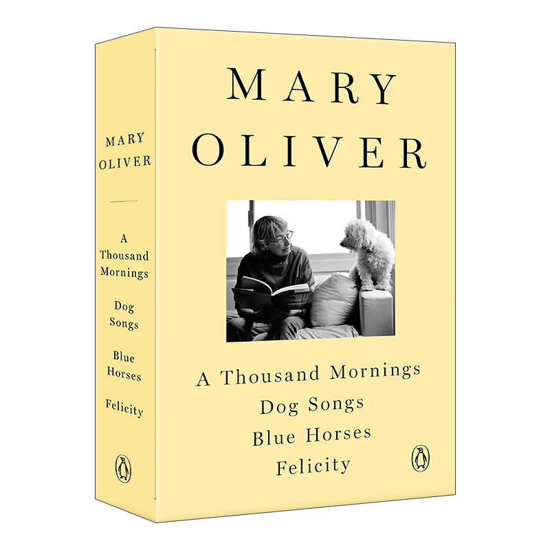 玛丽·奥利弗诗歌 4册套装 英文原版 Mary Oliver 一千个清晨 犬之诗 蓝马 幸福 英文版 进口英语书籍