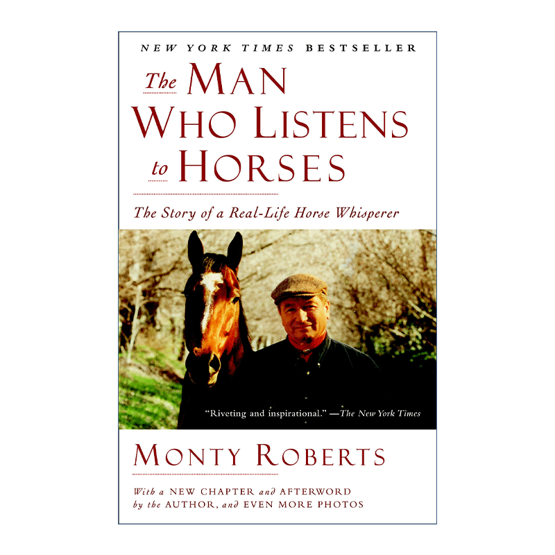 英文原版 The Man Who Listens to Horses 听马说话的人 赛马运动 骑马者传记 Monty Roberts 英文版 进口英语原版书籍