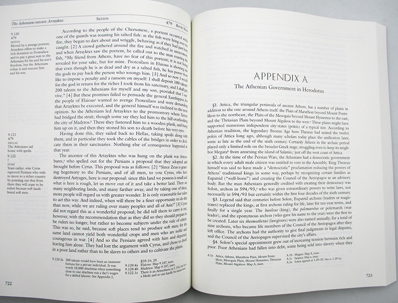 英文原版 The Landmark Herodotus: The Histories 里程碑系列 希罗多德 历史 英文版 注释详解 地标希罗多德