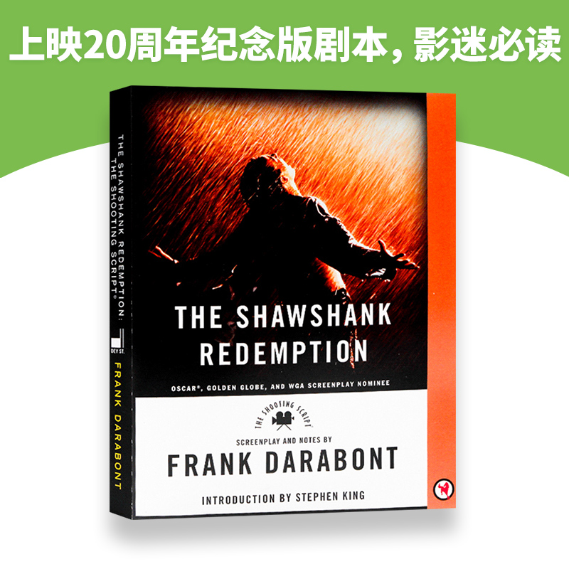 肖申克的救赎英文版 The Shawshank Redemption 英文原版小说 电影原著剧本20周年纪念版 Stephen King 进口英语文学书籍 - 图1