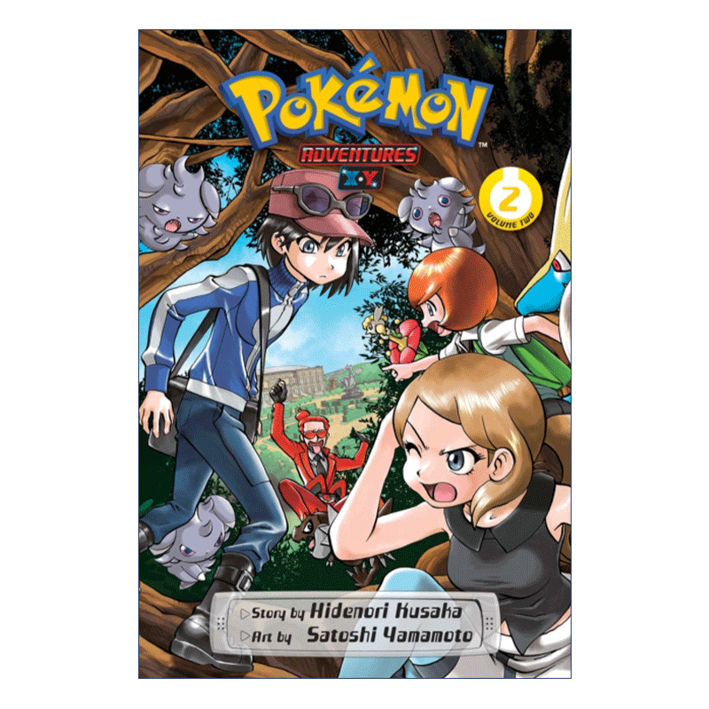 英文原版 Pokemon Adventures X?Y   Vol. 2 皮卡丘大冒险 XY篇漫画 卷2 英文版 进口英语原版书籍 - 图0