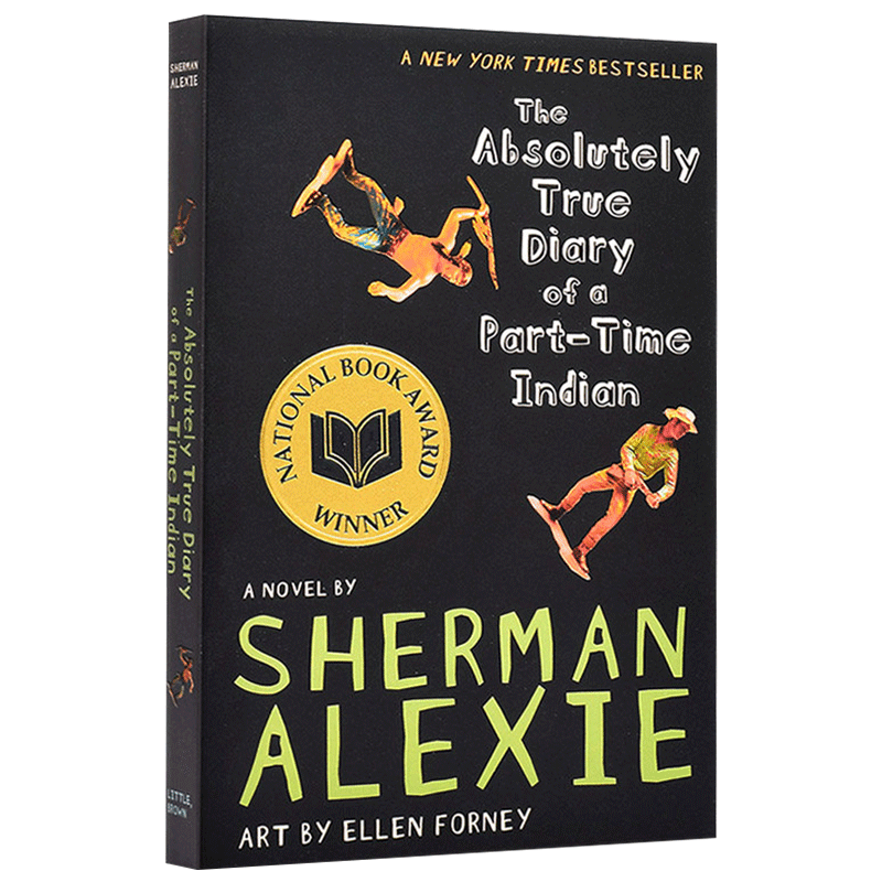 The Absolutely True Diary of a Part-Time Indian  英文原版 绝对真实的印度兼职日记 一个印第安少年的超真实日记 英文版英语书 - 图0