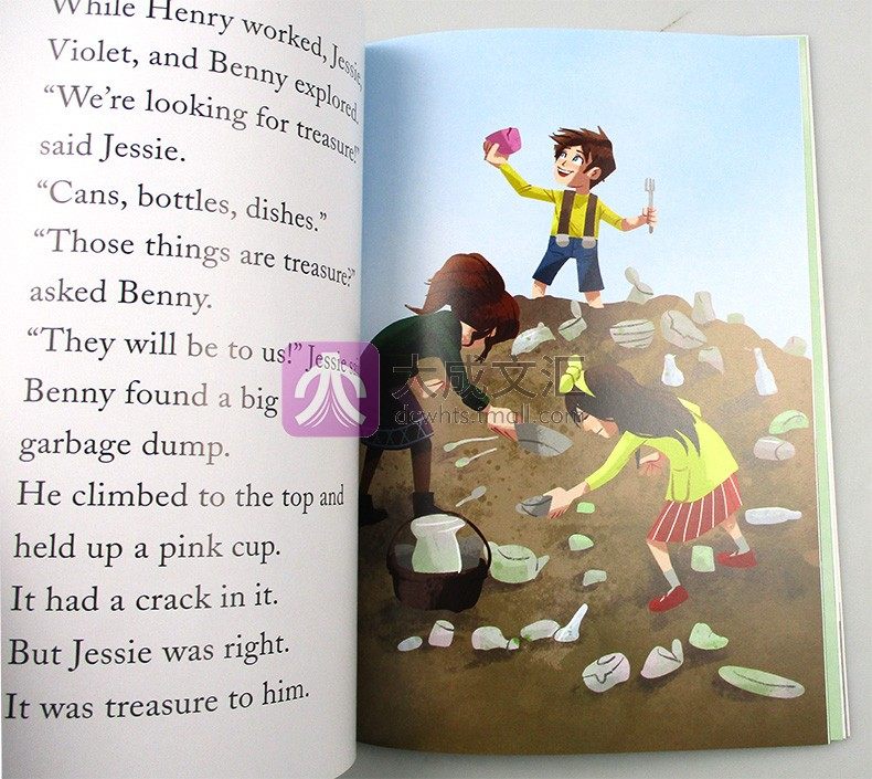 英文原版 棚车少年分级读物4册 The Boxcar Children Time to Read Level 2 美国经典儿童读物 课外阅读书 英文版原版书籍 - 图1