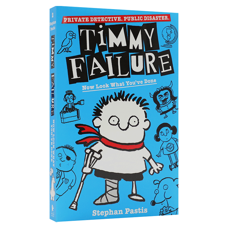 英文原版 Timmy Failure Now Look What You've Done 囧侦探提米2 瞧你干的好事 儿童侦探章节小说读物图书 英文版 进口英语书籍 - 图0