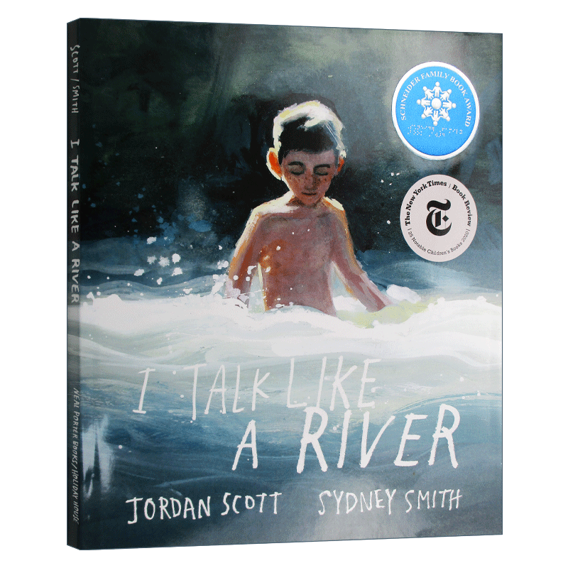 英文原版 I Talk Like a River 我说话像河流 儿童精装绘本 乔丹·斯科特 等爸爸回家插画师西德尼·史密斯 英文版 进口英语原版书