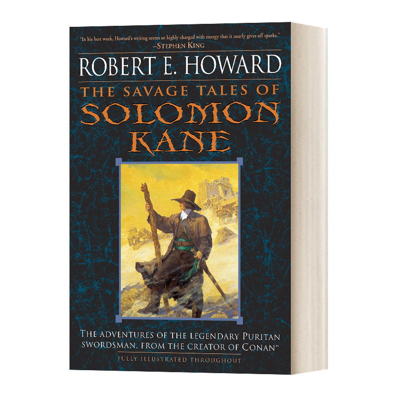 英文原版 The Savage Tales of Solomon Kane 所罗门凯恩的野蛮故事 英文版 进口英语原版书籍 英语小说 - 图0