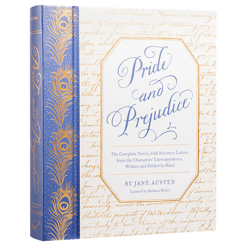 傲慢与偏见 完整精装版 含19封人物手写信 英文原版 Pride and Prejudice 英文版 进口英语书籍