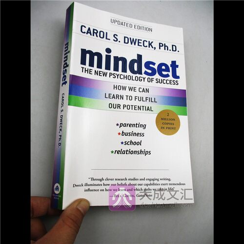 终身成长 重新定义成功的思维模式 英文原版 Mindset 看见成长的自己 心理学The New Psychology of Success卡罗尔德韦克 英语书籍 - 图1