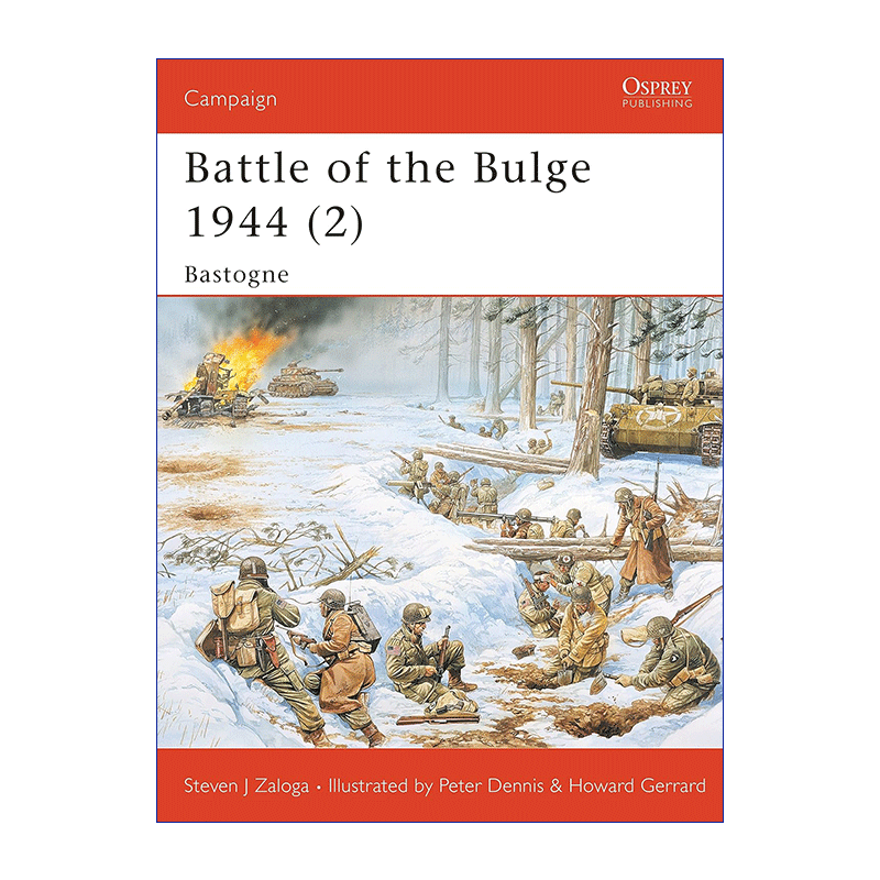 英文原版 Battle of the Bulge 1944 2 二战1944阿登战役 卷二 战争历史系列 英文版 进口英语原版书籍 - 图0