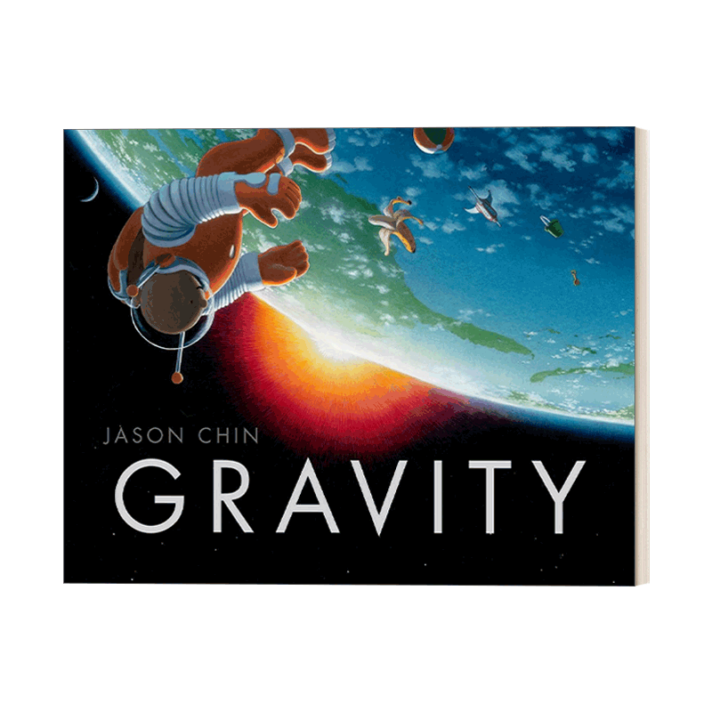 英文原版 Gravity 万有引力 自然探秘之旅 精装科普绘本 2018凯迪克奖作者Jason Chin 英文版 进口英语原版书籍