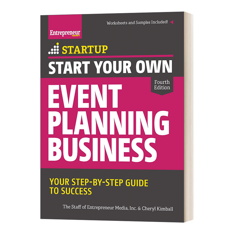 英文原版 Start Your Own Event Planning Business 开始自己的商业活动策划 你一步一步的成功指南 第四版 英文版 进口英语书籍