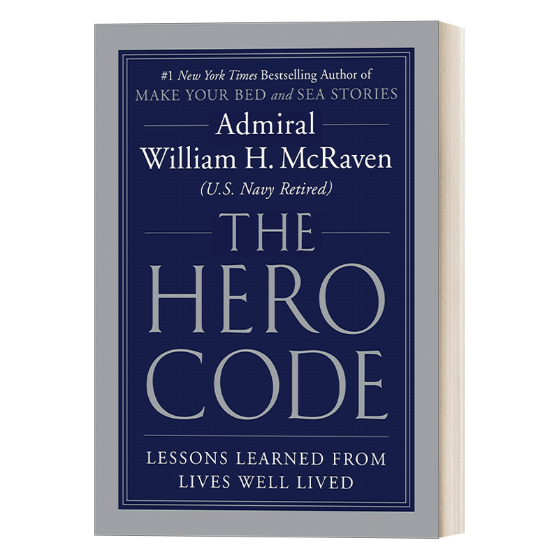 英文原版 The Hero Code 英雄密码 从美好生活中吸取的教训 威廉麦克雷文 精装 英文版 进口英语原版书籍