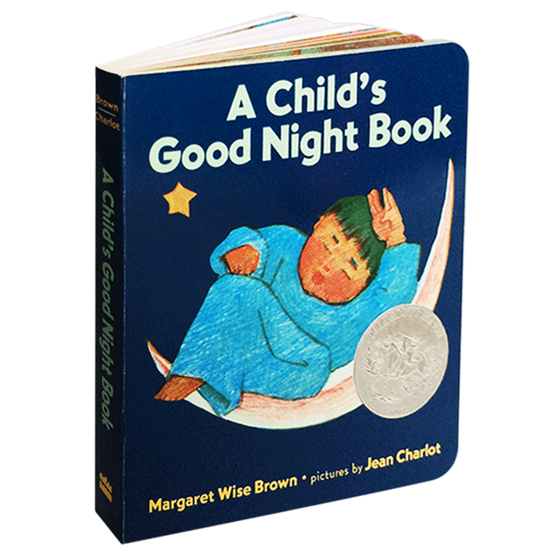 A Child's Good Night Book 英文原版绘本 小朋友说晚安 凯迪克银奖作品 goodnight moon 同作者名家绘本 进口原版英文英语纸板书