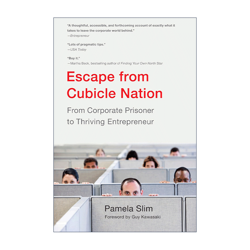 英文原版 Escape From Cubicle Nation 逃离格子间 从企业囚犯到成功企业家 自我提升 Pamela Slim 英文版 进口英语原版书籍