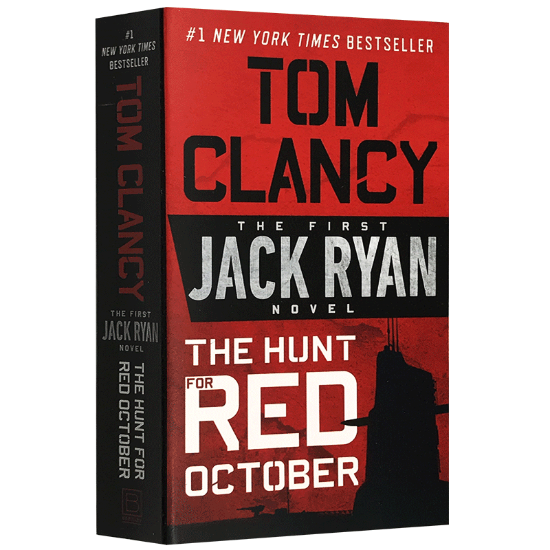 The Hunt for Red October 英文原版军事反恐小说 猎杀红十月号 Tom Clancy 汤姆克兰西 杰克莱恩 好莱坞电影原著 进口原版英文书 - 图1