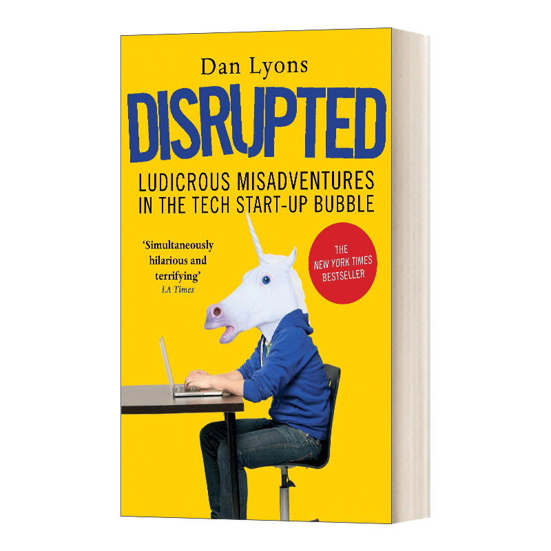 英文原版 Disrupted 疯狂的独角兽 硅谷创业公司历险记 丹·莱昂斯 英文版 进口英语原版书籍