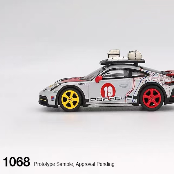 MINIGT 1:64 保时捷 达喀尔 拉力赛车 911 Dakar 合金车模 1068 - 图2