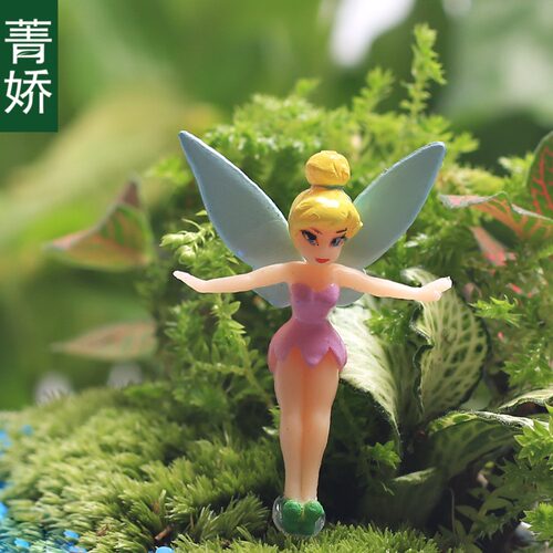 菁娇 3款仙女 苔藓微景观创意摆件  DIY素材造景配饰 - 图2
