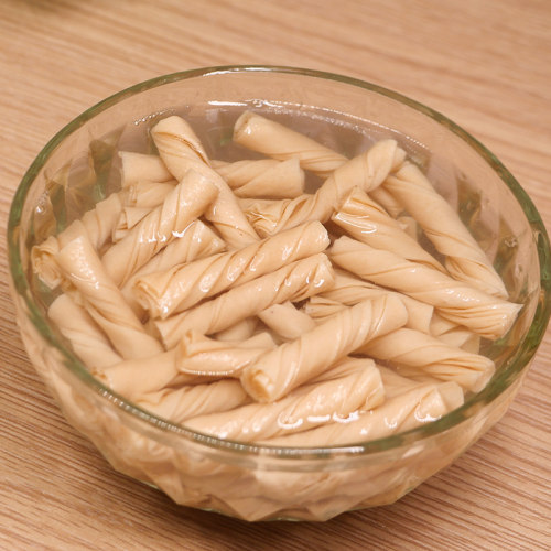 豆筋丁干豆筋豆制品干货手撕豆皮腐竹豆棒豆卷人造素肉豆筋棍散装 - 图1