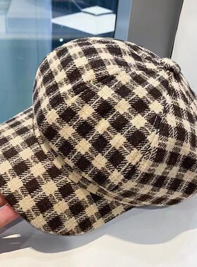 秋冬季新款毛呢八角帽休