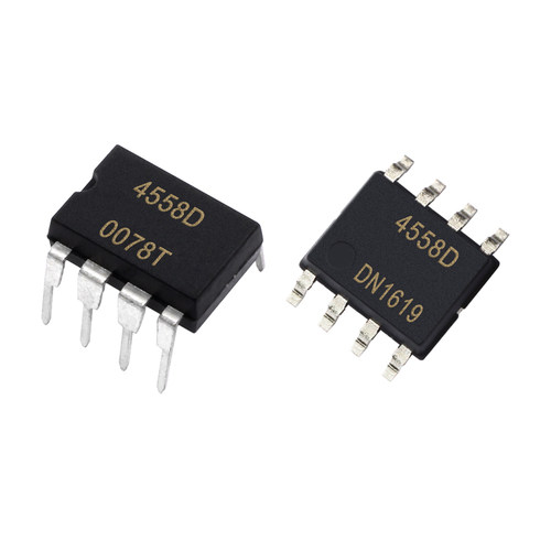 10个 NJM4558D JRC4558D 4558D DIP8 SOP8 直插 贴片 运算放大器 - 图0