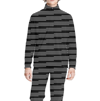 Autumn Winter Mens Half Zip Grip Suede Suit Upright Collar Jacket Hooded breathable bottom-covered warm rocking grain suede Long sleeves S Long