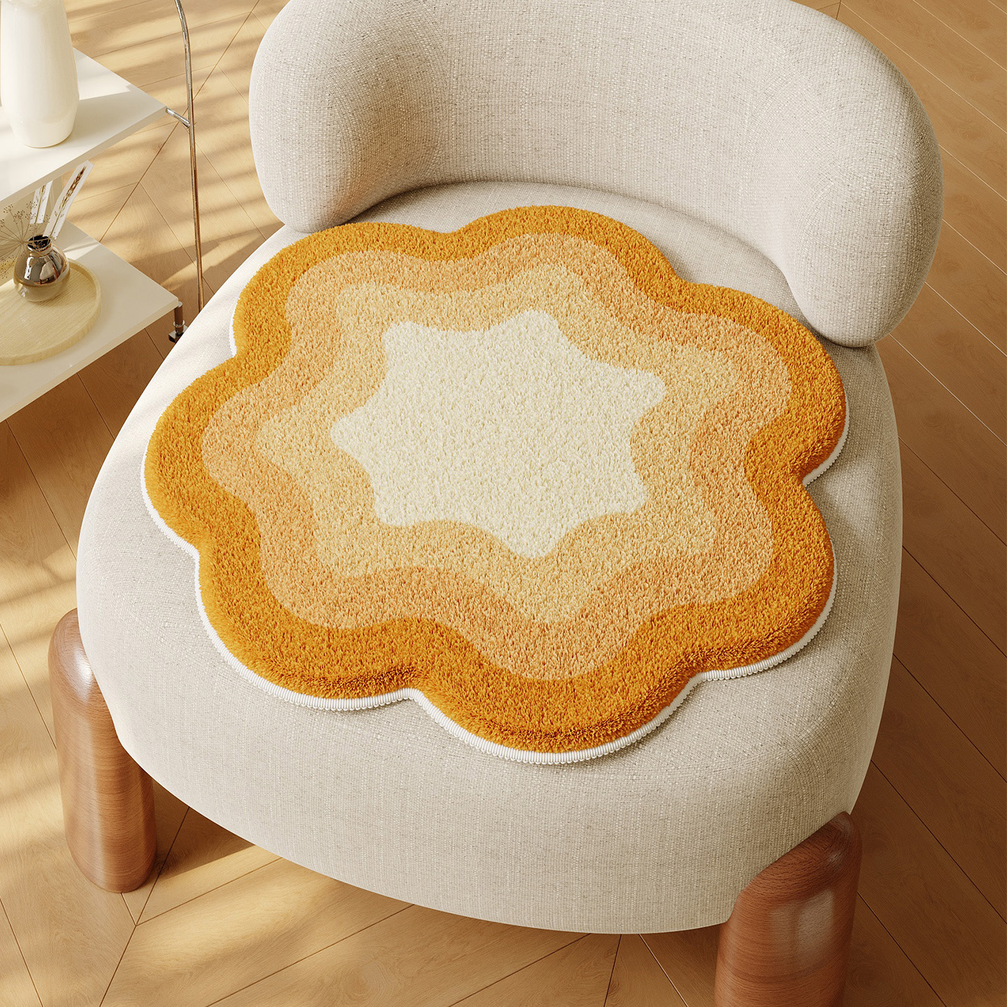 红色毛绒坐垫四季通用办公室久坐椅垫软垫屁股垫沙发垫软椅垫透气,淘宝优惠券,粉丝福利购,淘宝优惠卷