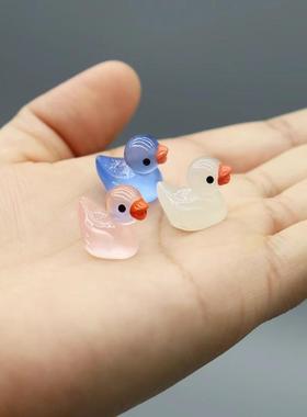 网红夜光小鸭子玩具桌面摆件