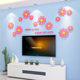 Daisy flowers bedroom wall decoration 3d stereoscopic 3d