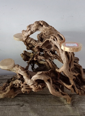 天然实木禅意随型树根底座