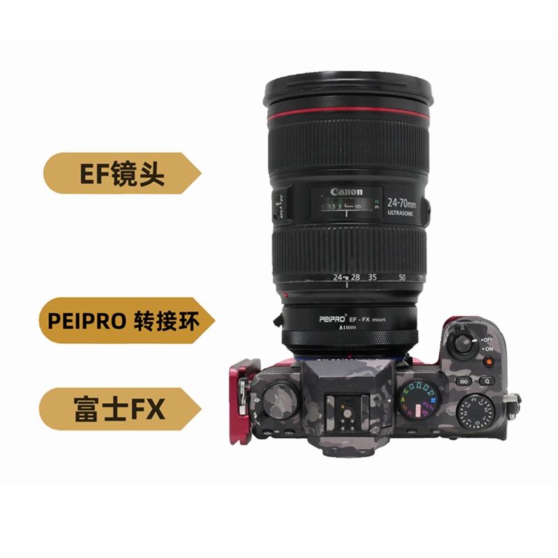 平工坊EF-FX PRO佳能镜头转富士FX微单XE自动对焦XS10 XT3/4相机-图2