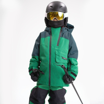 Childrens ski suit Suit Boy Girls Split High Moisture and windproof Thickened Warm Assault clothing Ski Pants