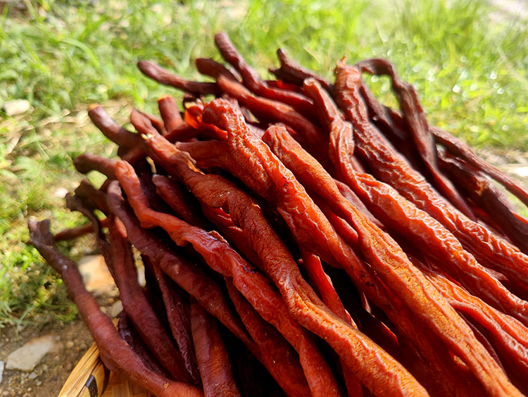 农家腊小肠柴火烟熏湖南邵阳散装手工自制腊味香肠腊肉类腊菜包邮 - 图0