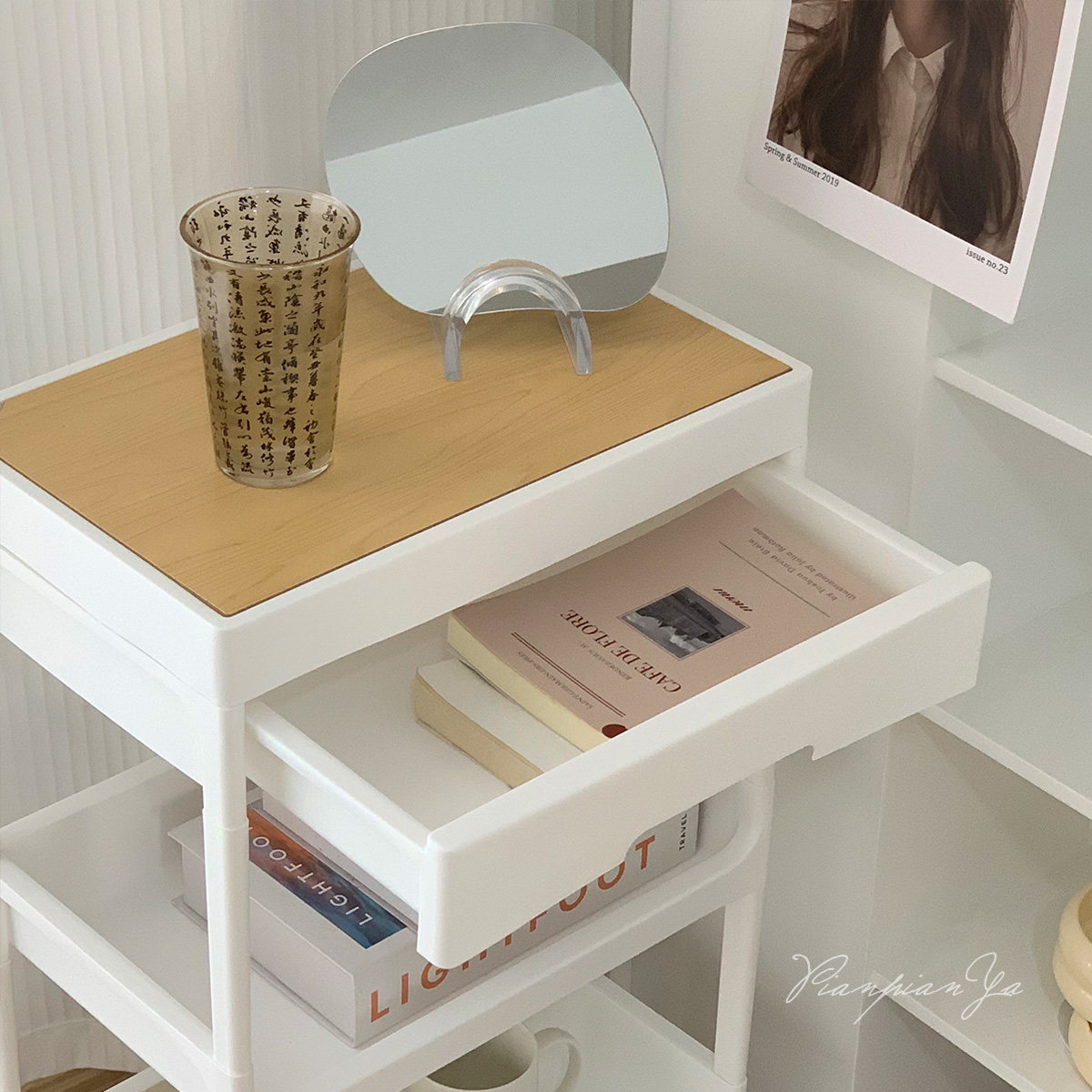 家用多层置物小推车收纳架 卧室浴室厨房收纳化妆品零食杂物收纳,淘宝优惠券,粉丝福利购,淘宝优惠卷