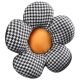 Car Lumbar Seat Back Cushion Houndstooth Flowers