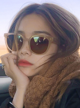刘亦菲同款墨镜女茶色太阳镜
