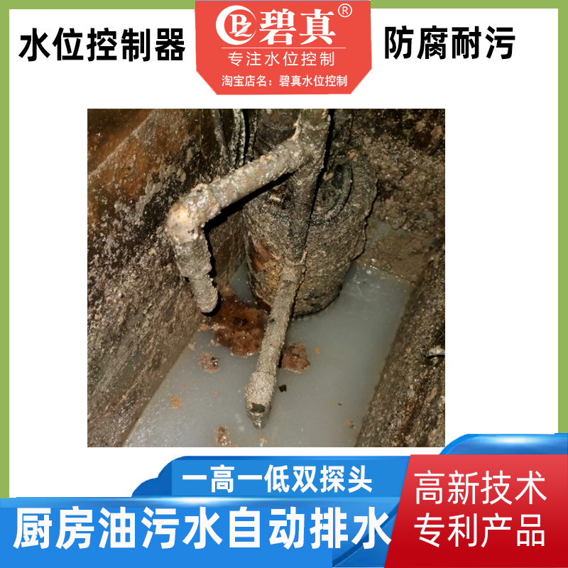 220V化粪池污水泵专用水位控制器灵敏不怕粘粪尿粘脏纸碧真BZ202 - 图1