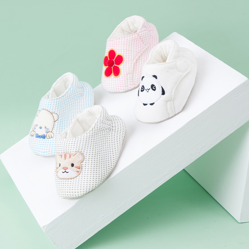 婴儿鞋子宝宝步前鞋新生儿不掉学步女软底0-3-6-12个月手工布鞋秋,淘宝优惠券,粉丝福利购,淘宝优惠卷