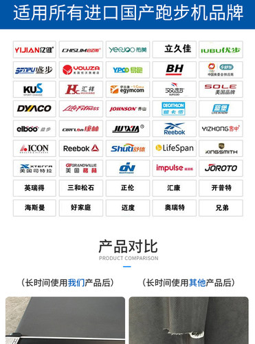 原装跑步机跑带皮带传送带家用商用健身房履带脚踩带正品保障 - 图3