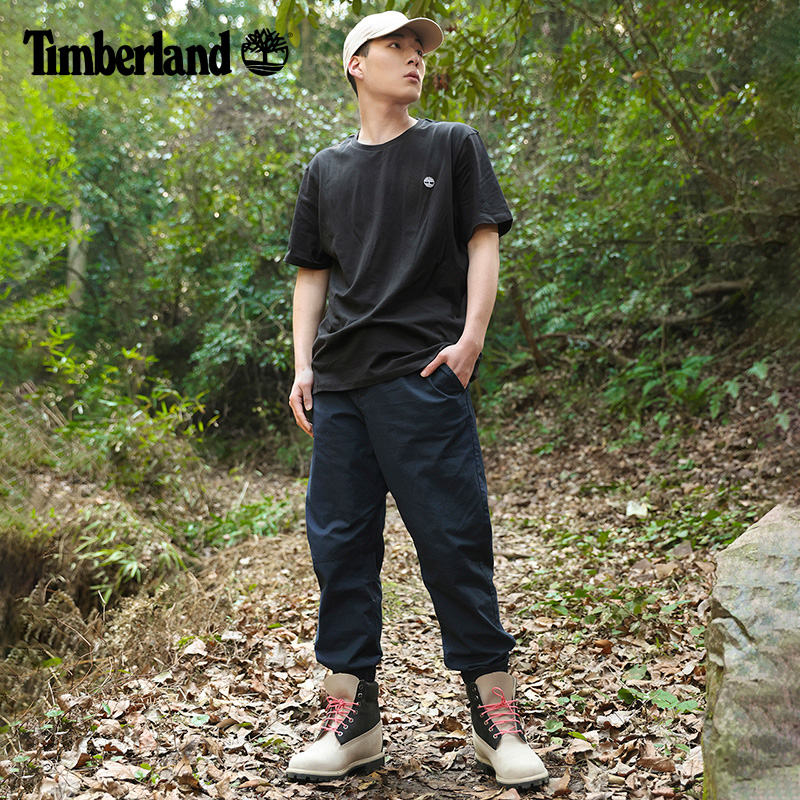 Timberland添柏岚官方男装短袖T恤夏季新款户外透气宽松|A6DKU - 图0