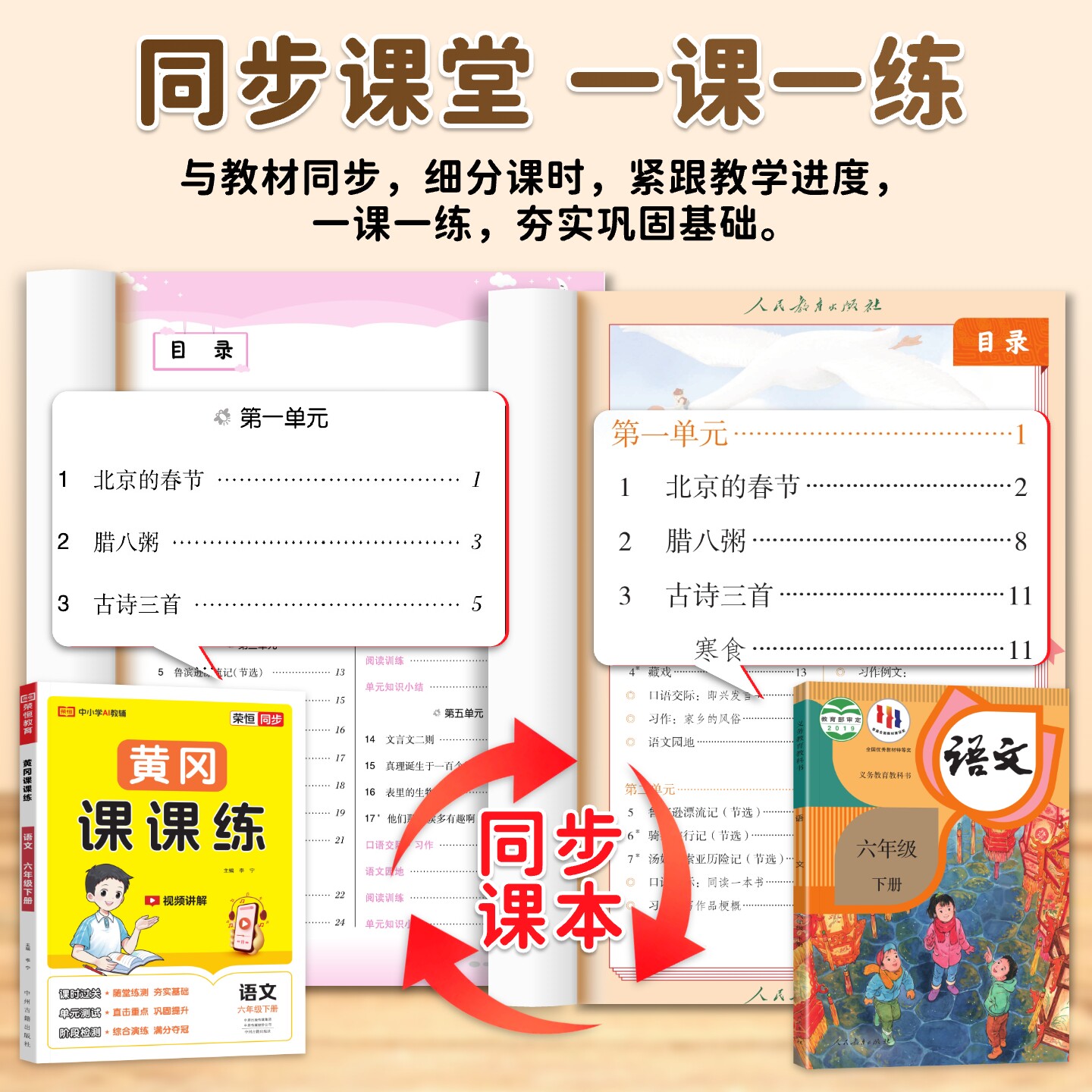 2025新版黄冈课课练一二三四五六年级上册下册同步训练全套语文数学英语人教版北师大版课前随堂练习册测试卷小学一课一练荣恒系列