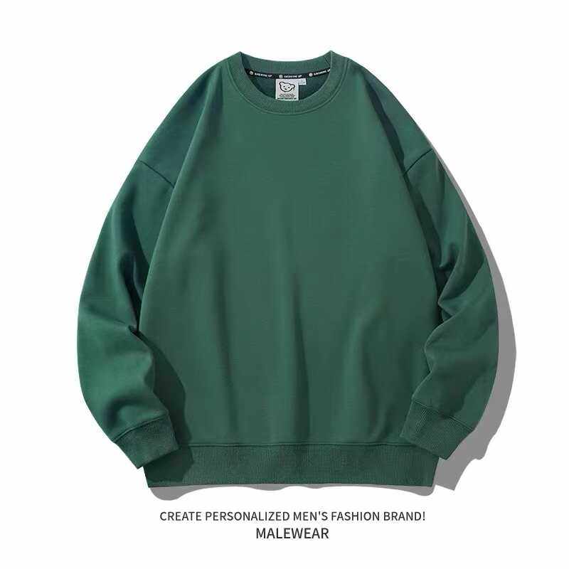 2024年新款小蜜蜂圆领华棉卫衣女装秋冬季款初无帽上衣