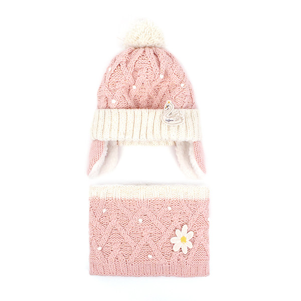 winghouse韩国儿童帽子女童护耳帽围脖围巾针织毛线保暖加绒帽子,淘宝优惠券,粉丝福利购,淘宝优惠卷