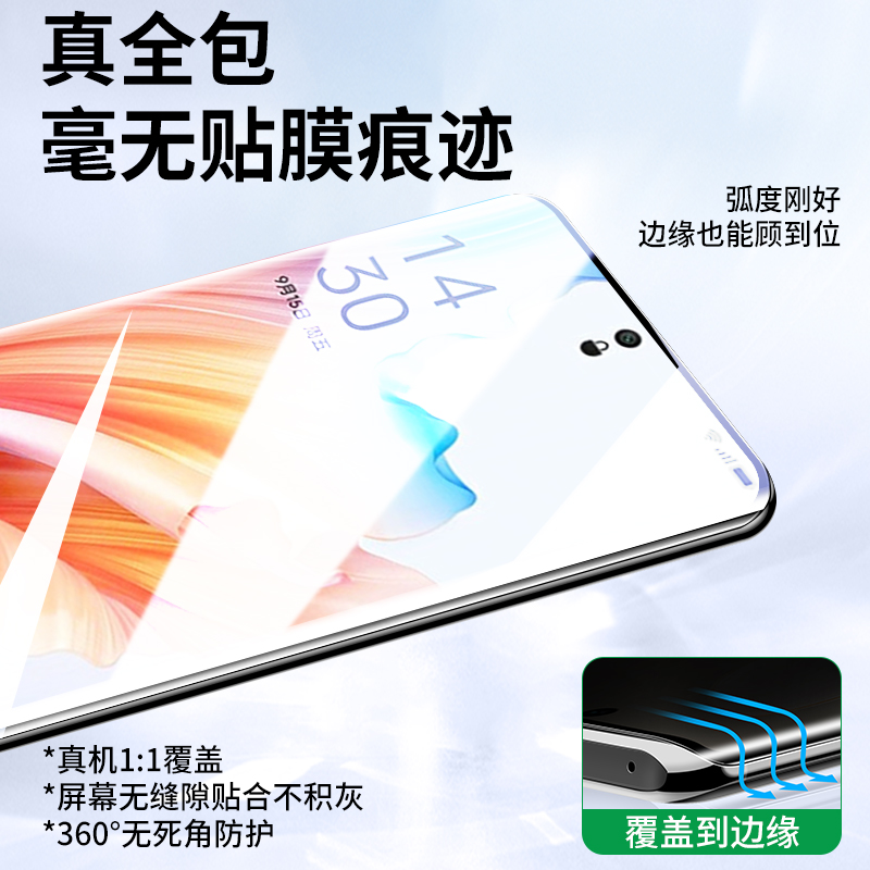 适用oppoa2pro钢化膜oppoa1pro手机膜OPPO全屏新款opop贴膜神器0pp0曲面全屏覆盖por秒贴膜pr0水凝保护膜 - 图2