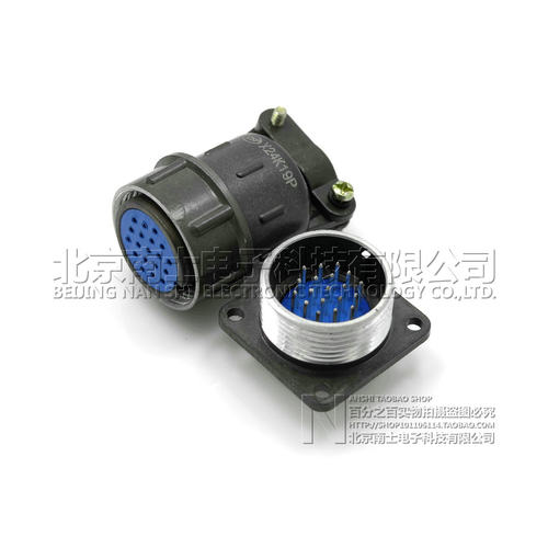 大发CSP航空插头插座CX24/X24-12-19-26芯X24K19P/K/P 24MM连接器 - 图1