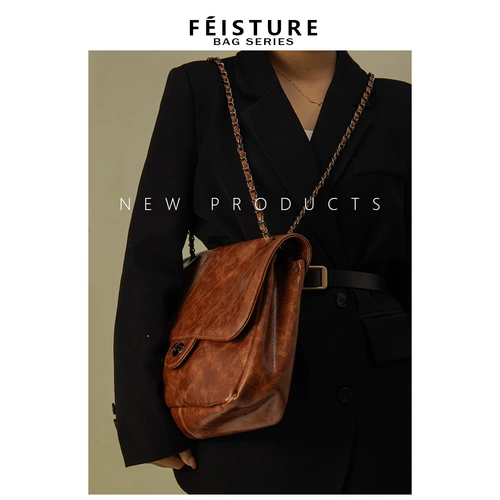 Вместительная и большая зимняя цепь, сумка на одно плечо, в стиле Шанель, на цепочке