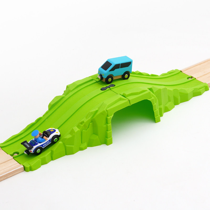 勒酷小火车轨道积木制公路配件 积木场景配件拓展拼搭益智玩具2岁,淘宝优惠券,粉丝福利购,淘宝优惠卷