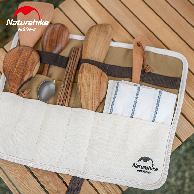 Naturehike户外野餐餐具收纳包便携式露营烧烤野炊炊具套装收纳袋
