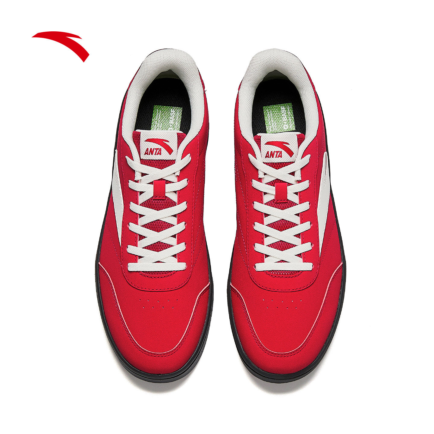 安踏活力新年男鞋板鞋2026新款休闲鞋薄底德训鞋本命年红色运动鞋,淘宝优惠券,粉丝福利购,淘宝优惠卷