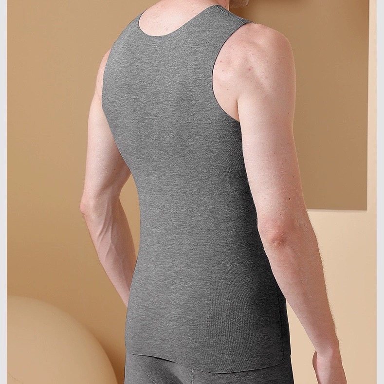 秋冬羊绒蚕丝双面磨毛德绒无痕保暖背心无袖马甲坎肩打底内衣男,淘宝优惠券,粉丝福利购,淘宝优惠卷